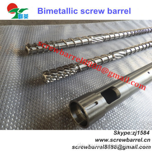 Bimetall Extruderschnecke und Fass